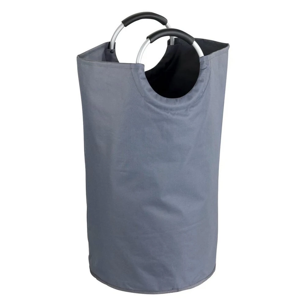 WENKO Wäschesack Jumbo, Ø 38 x 72 cm, 69L, Aluminium-Griff