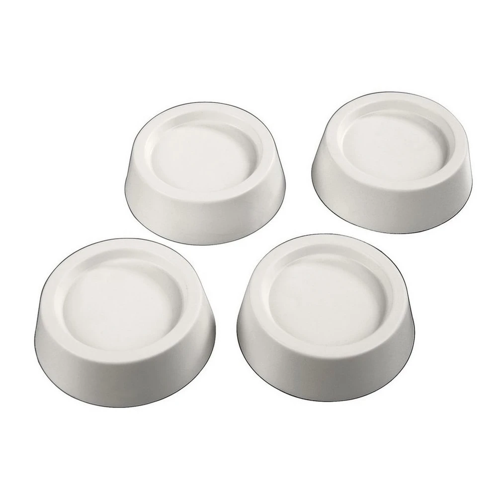 Xavax Vibrationsdämpfer, 4 Stück, Ø 45 mm, Höhe 17 mm, für Haushaltsgeräte